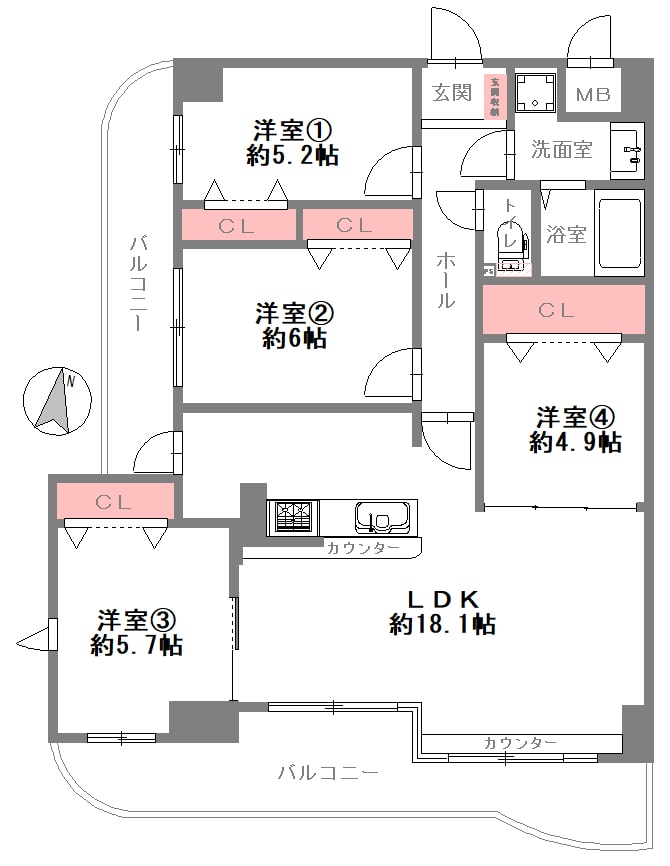 大阪府守口市大久保町・大和田・萱島のリノベーション中古マンション